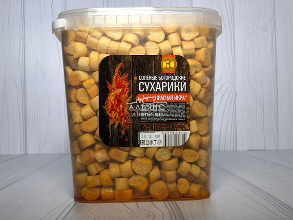 Сухарики с красной икрой в Иваново