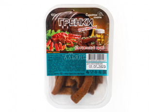 Сыр Чечил паутинка (икра красная)  500 гр.: Сурские гренки Камчатский краб (100 гр)