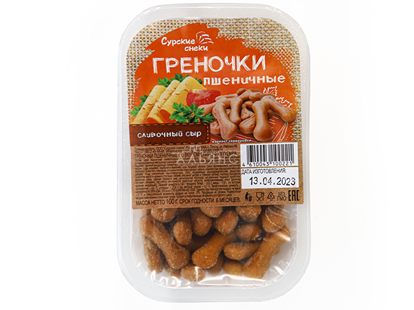 Сурские (ПШЕНИЧНЫЕ) Сливочный сыр (100 гр) в Иваново