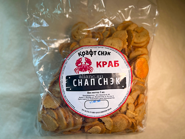 Снапсы ПШЕНИЧНЫЕ "Краб" в Иваново