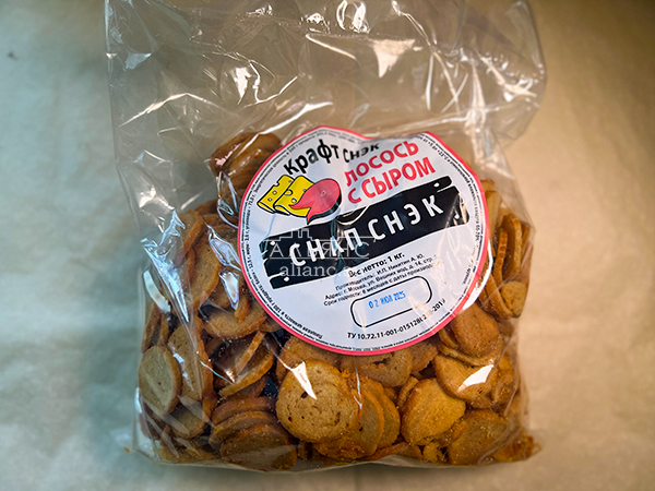 Снапсы ПШЕНИЧНЫЕ "Лосось с сыром" в Иваново