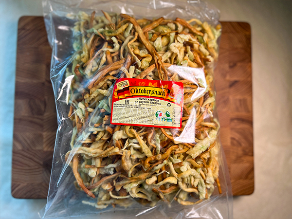Нитка ЖАРЕНАЯ "Васаби" Oktobersnack 1 кг (сырный продукт) в Иваново