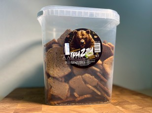 Сазан соломка: Ведро Ржаные гренки со вкусом Сметана зелень (1 кг)