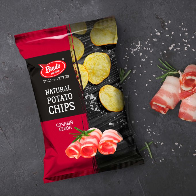 Картофель «Бруто» со вкусом бекона 130 гр. в Иваново