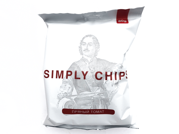 Картофельные чипсы "Simple chips" Пряный томат 80 гр. в Иваново
